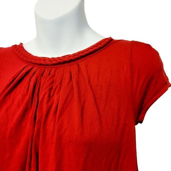 2/$20 Vintage Y2K RW&CO Plain Red Top Blouse Size: XS - Picture 3 of 5